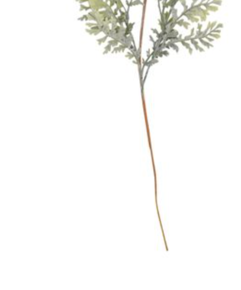 SNOW FERN SPRAY H24 GRN TT - Burlap and Bling Decor