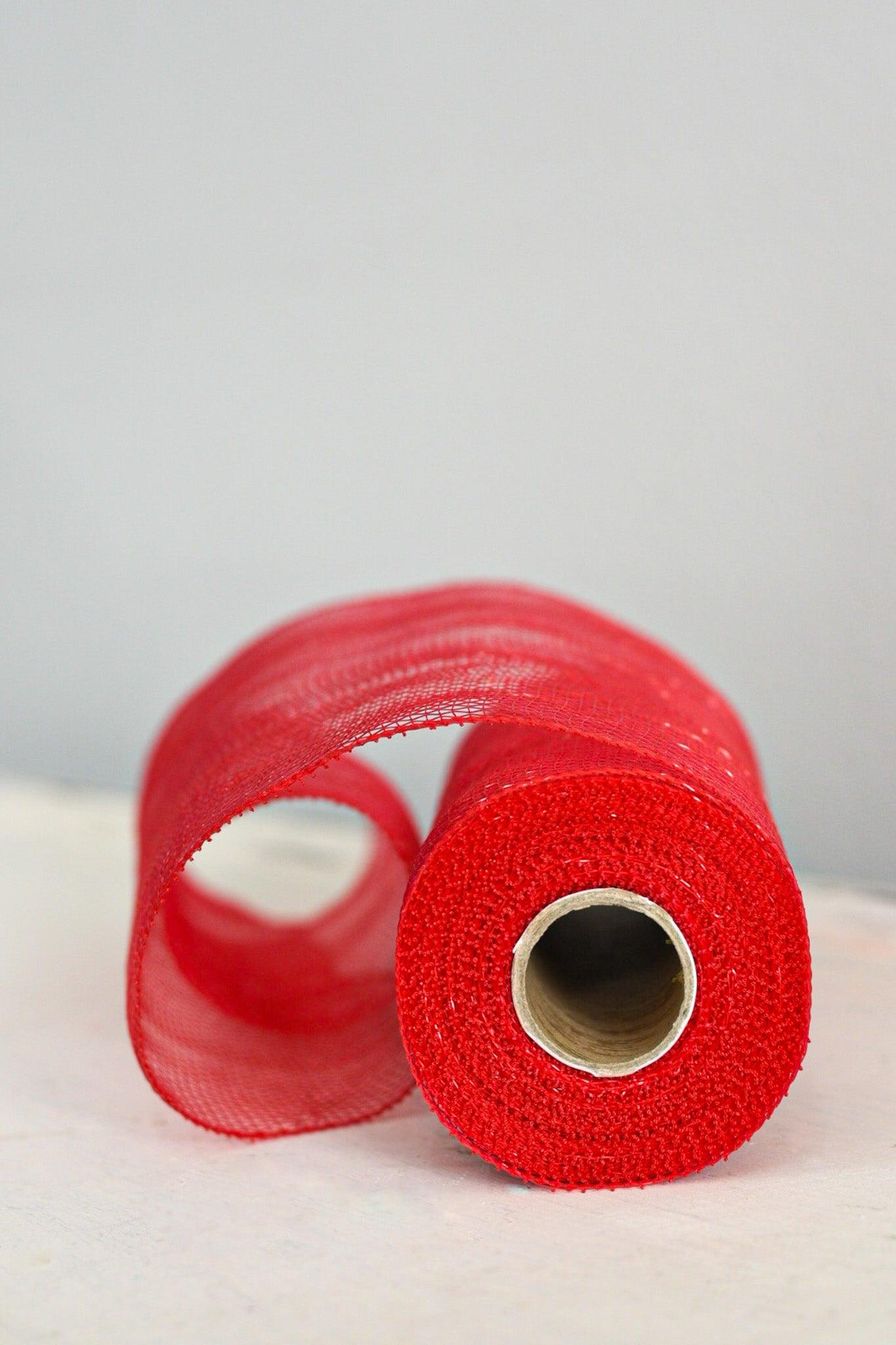 10"X10YD MESH RED - Burlap and Bling Decor