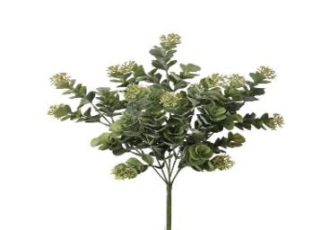 SEDUM EUCALYPTUS BUSH - Burlap and Bling Decor