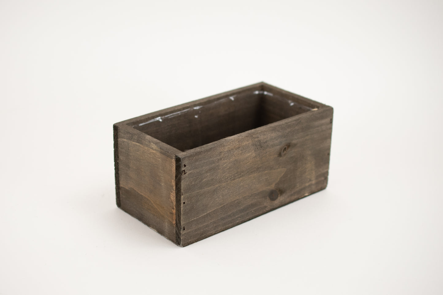 RECT BOX BROWN - Burlap and Bling Decor
