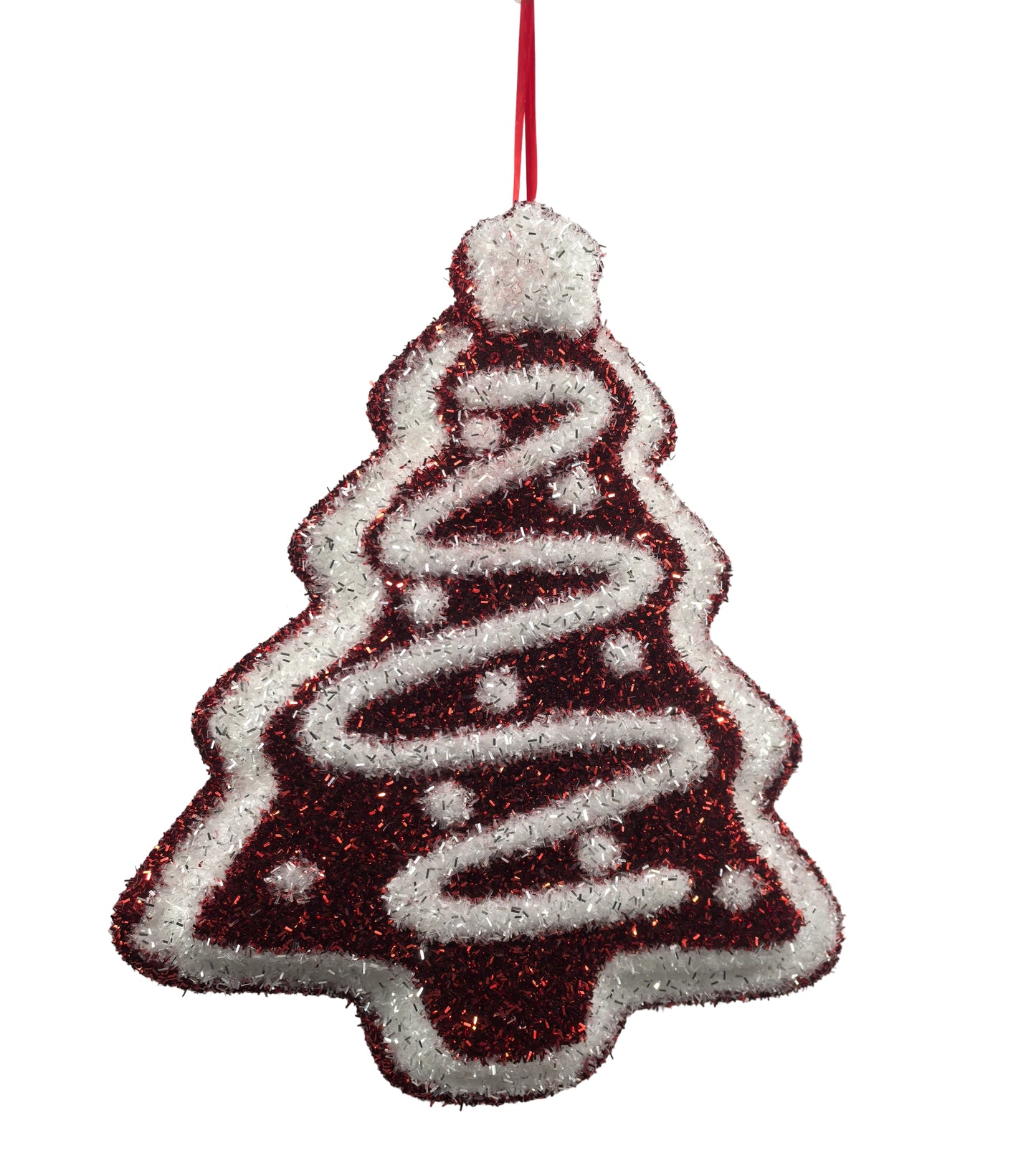 15 IN TINSEL TREE ORNAMENT