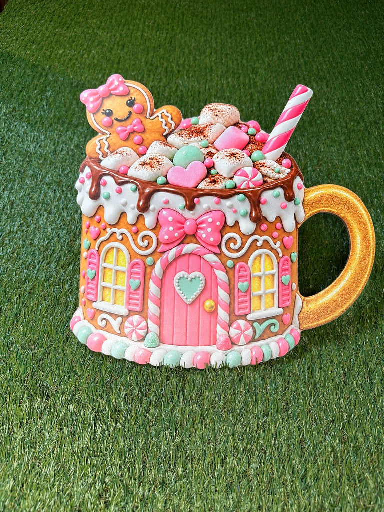 Pastel Hot Cocoa Mug 12"
