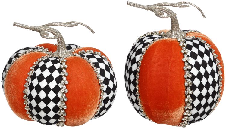 HARLEQUIN PUMPKIN Choose Small 6" or Tall 7''
