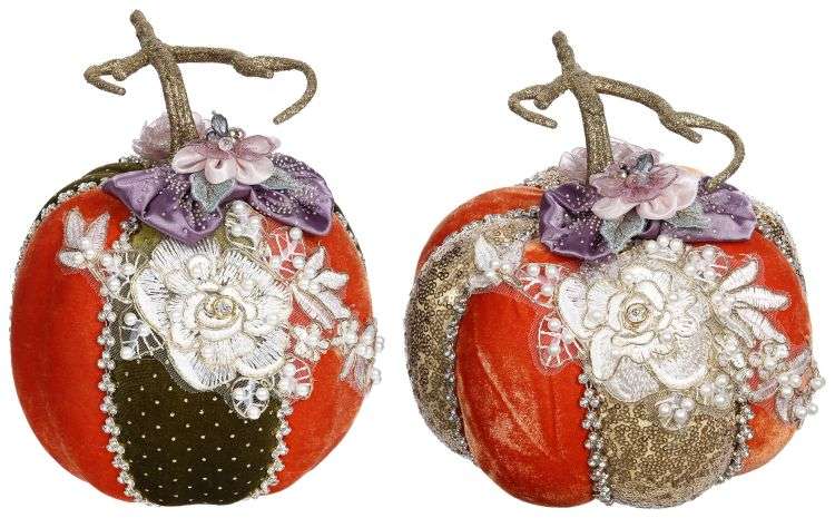 ELEGANT PUMPKIN Choose Small 7" or Tall 7.5"