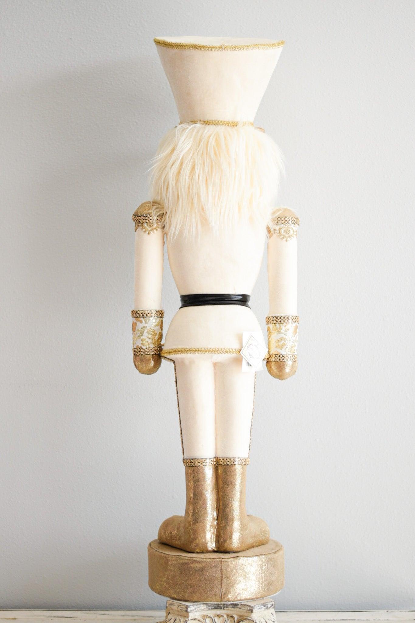 40in white nutcracker - Burlap and Bling Decor