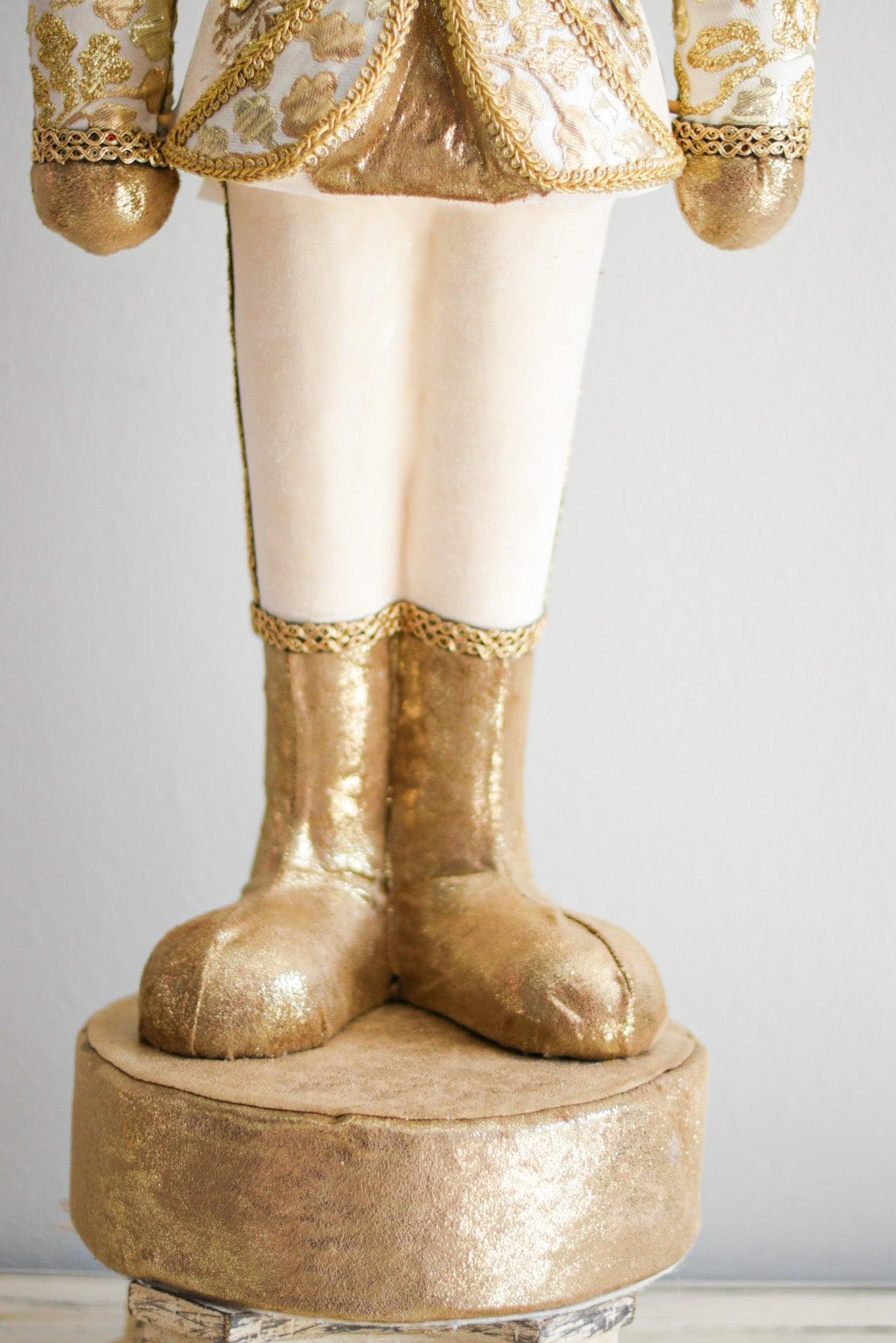 40in white nutcracker - Burlap and Bling Decor