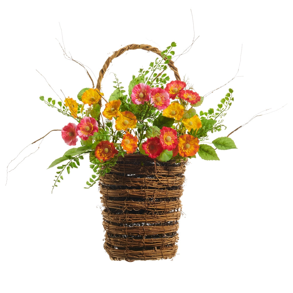 20" PREMADE WALL BASKET - Burlap and Bling Decor