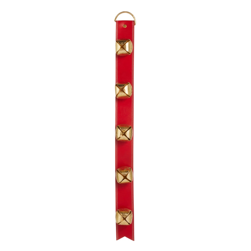 23" Red Sleigh Bell Strap
