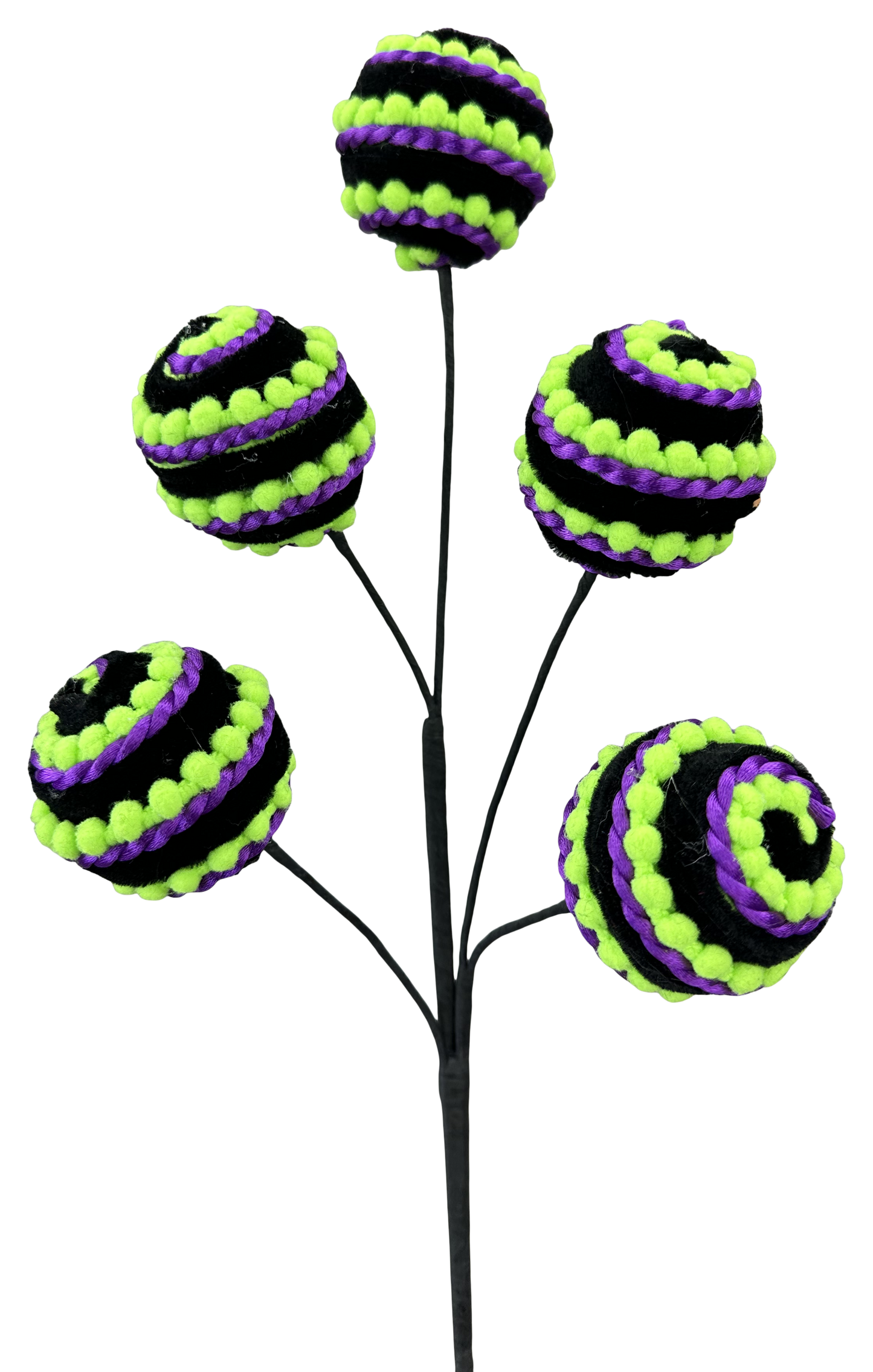 Stripe Ball Pick Green/Purple/Black