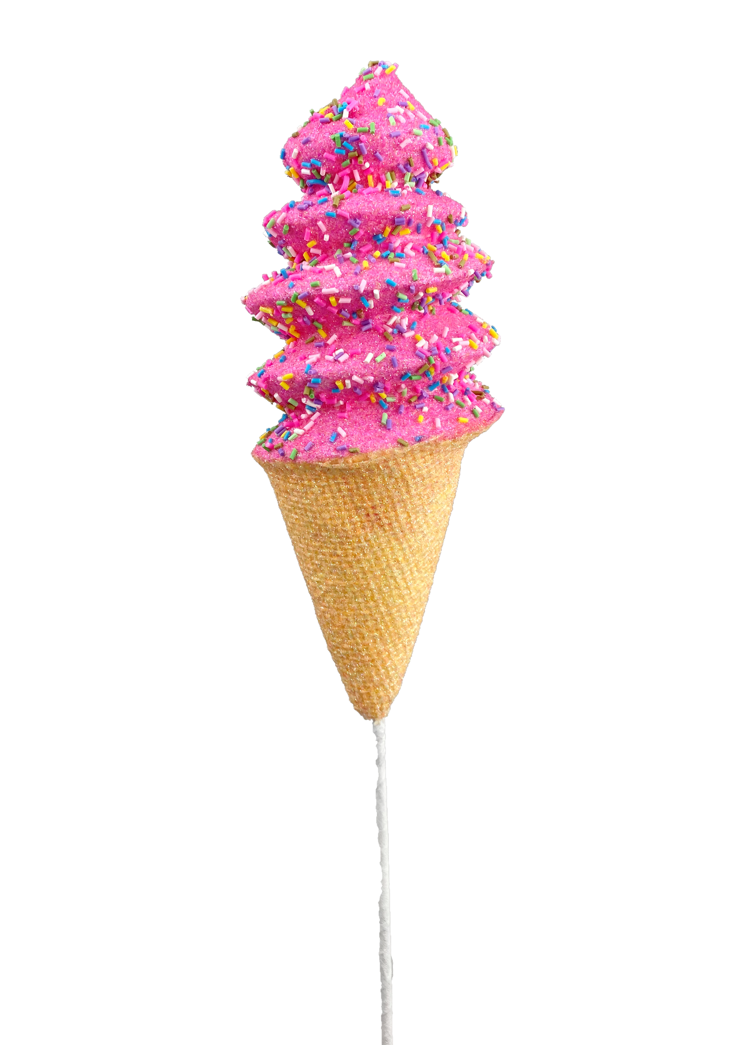 Sprinkle Ice Cream Pick H19 - Burlap and Bling Decor