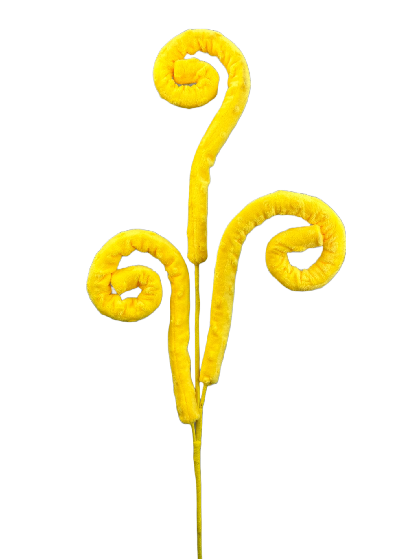 Yellow Curly Spray - Burlap and Bling Decor