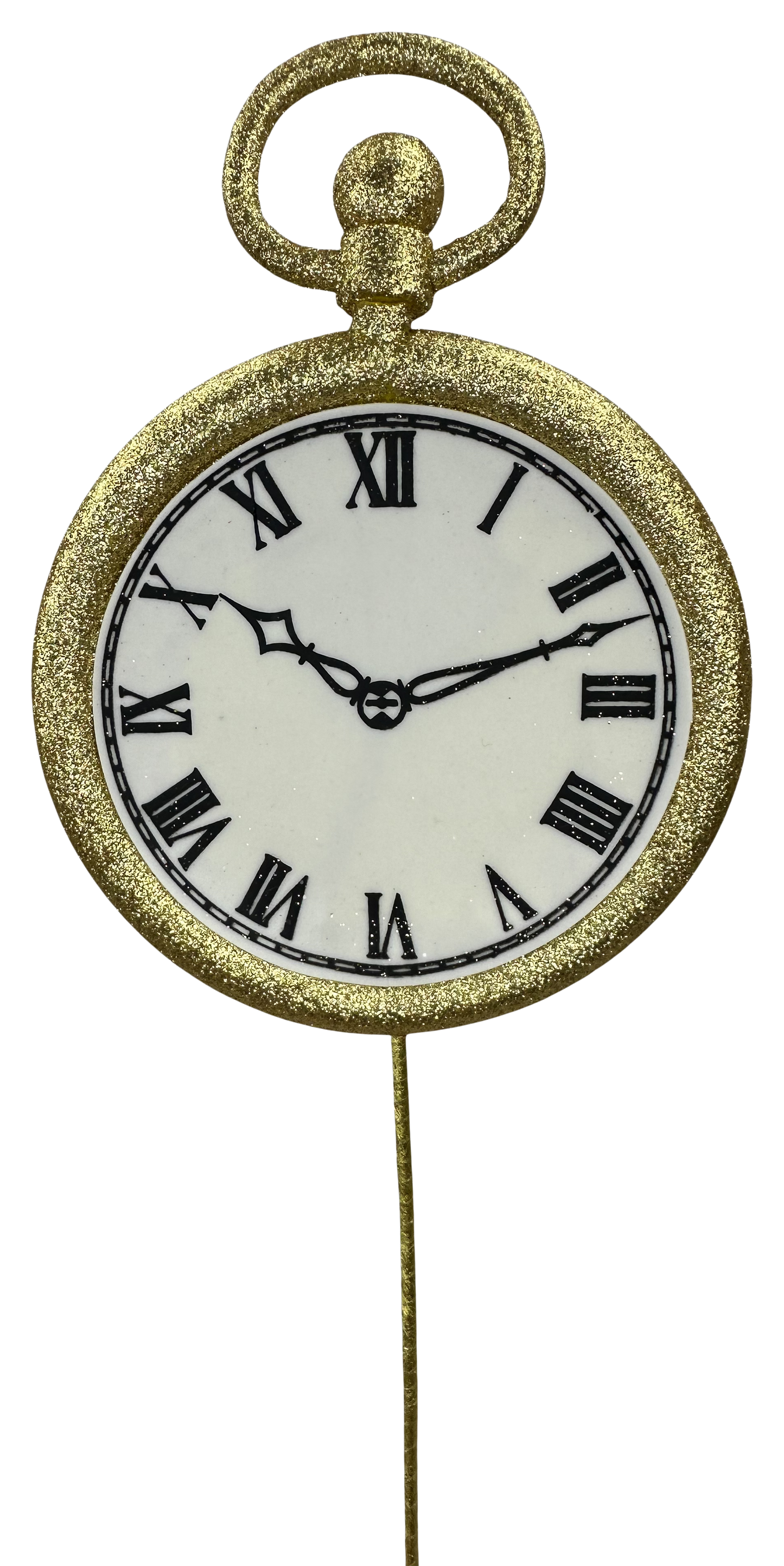 Large Gold Clock Pick H24xW8