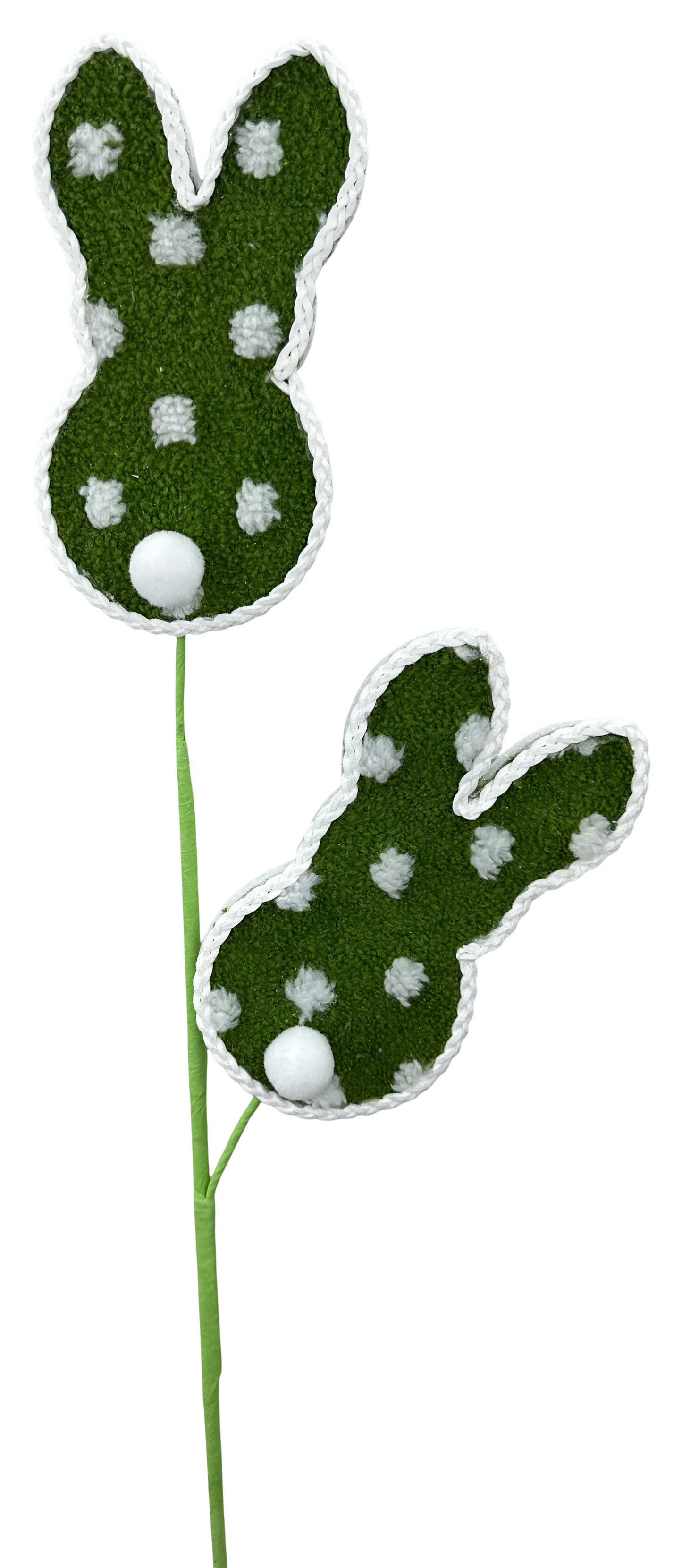 Polkadot Bunny Spray H29 green - Burlap and Bling Decor