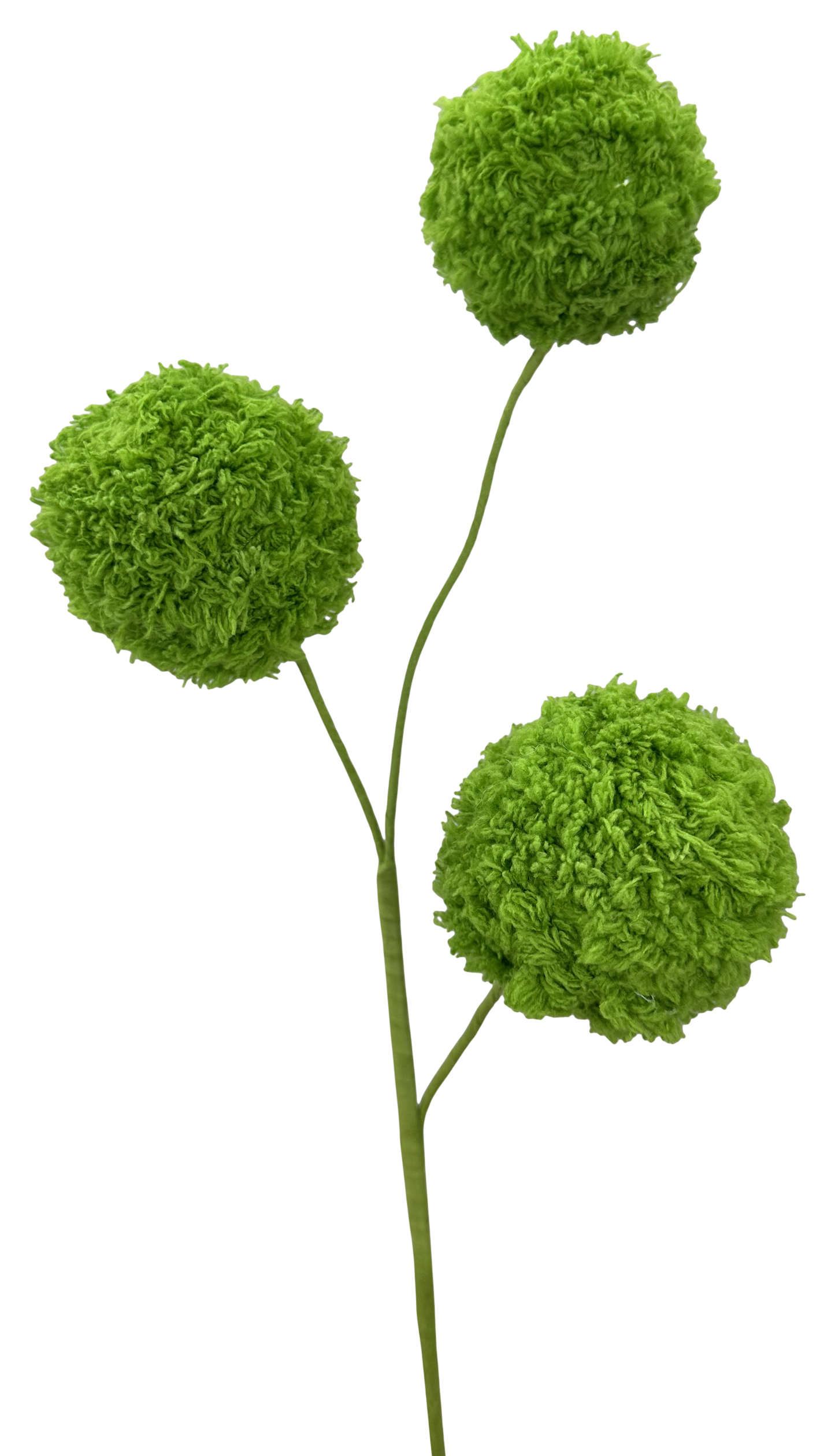 Moss Yarn Ball Spray H18 - Burlap and Bling Decor