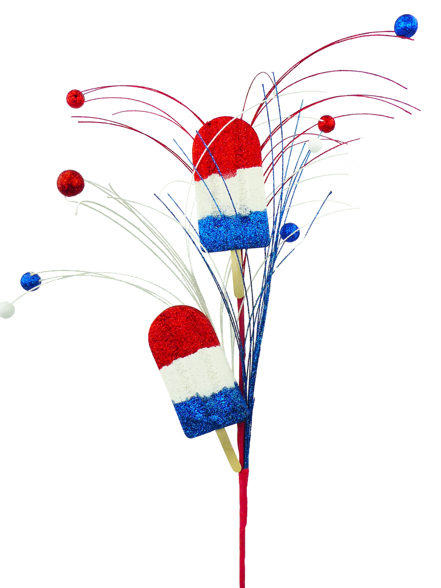 Popsicle Spray H28 RWB - Burlap and Bling Decor
