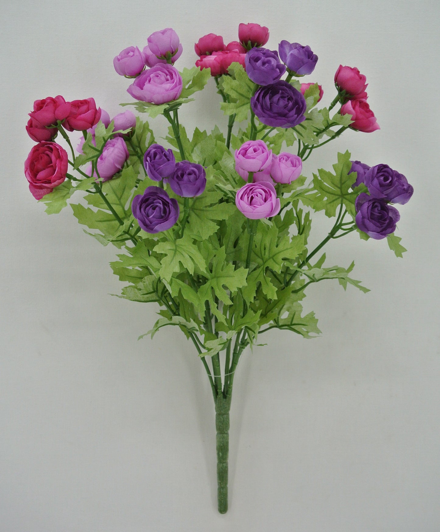 16 IN MINI RANUNCULUS BUSH PU LV FU - Burlap and Bling Decor