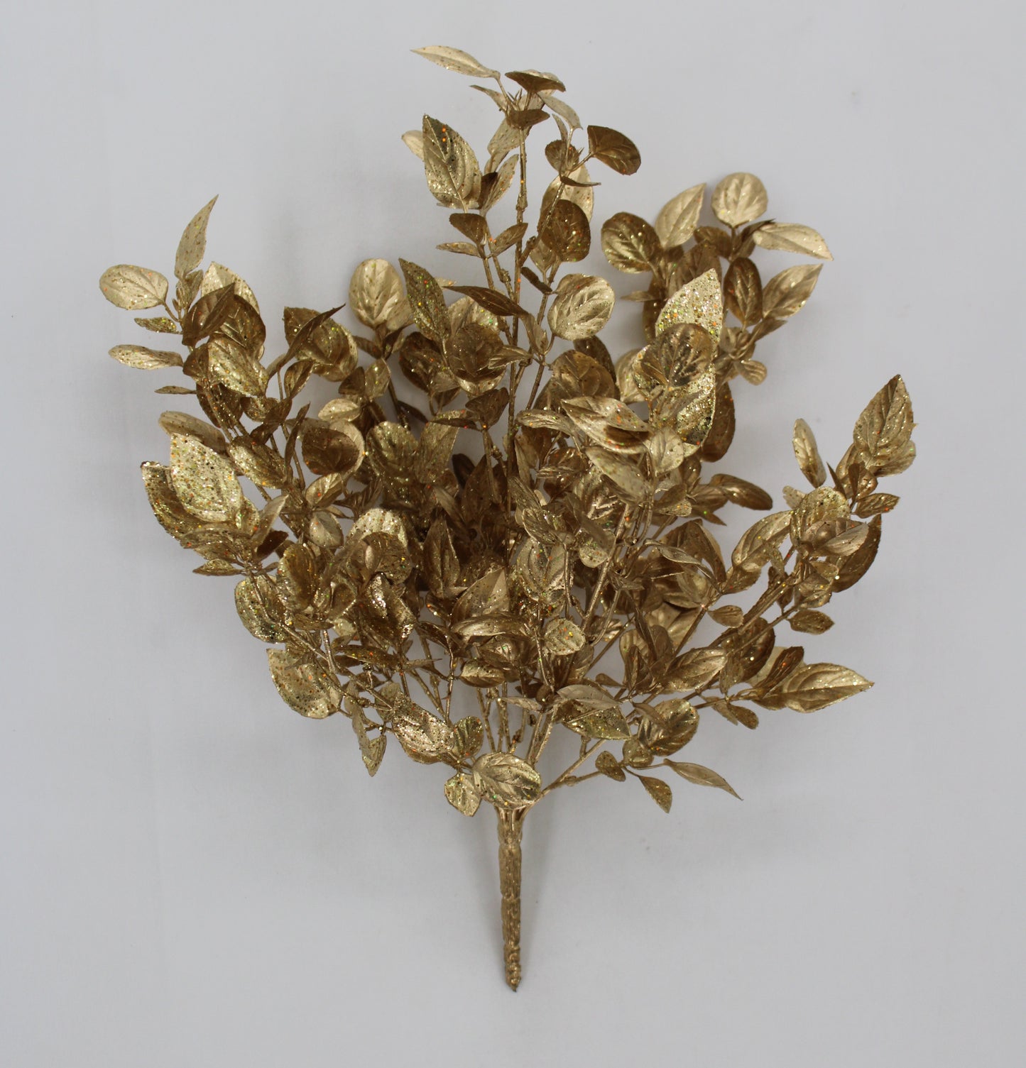 17 " LEAVES GOLD GLITTER