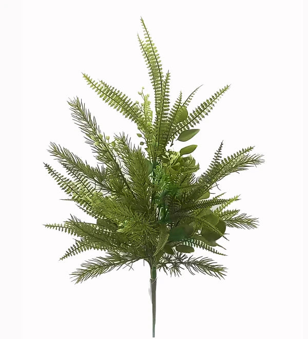 Mixed Leaf Bush, 21"H