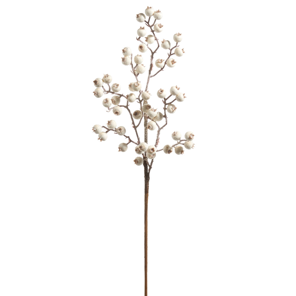 25.5" WHITE BERRY SPRAY