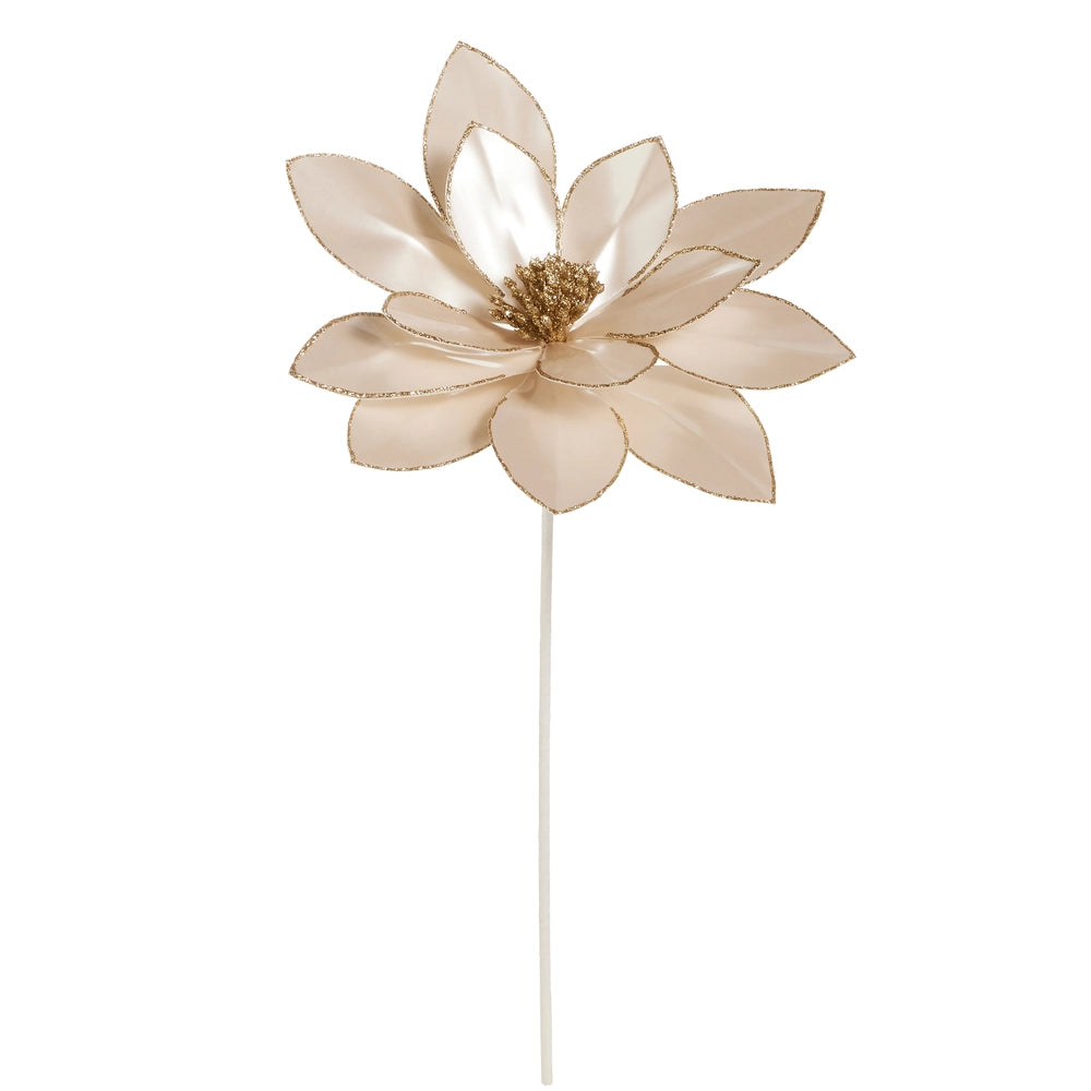 22" PEARL POINSETTIA STEM