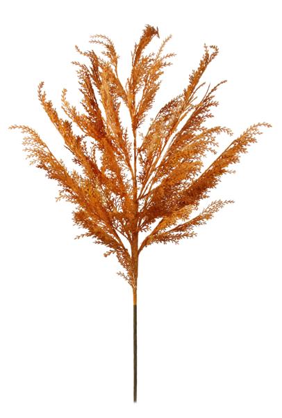 49"L PAMPAS GRASS PLUME SPRAY BURNT ORANGE - Burlap and Bling Decor