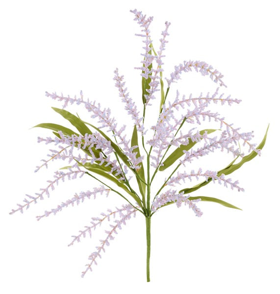 24"L MINI BEAD SPIKE/PAPER GRASS SPRAY LT PINK/LT BLUE/WHITE - Burlap and Bling Decor