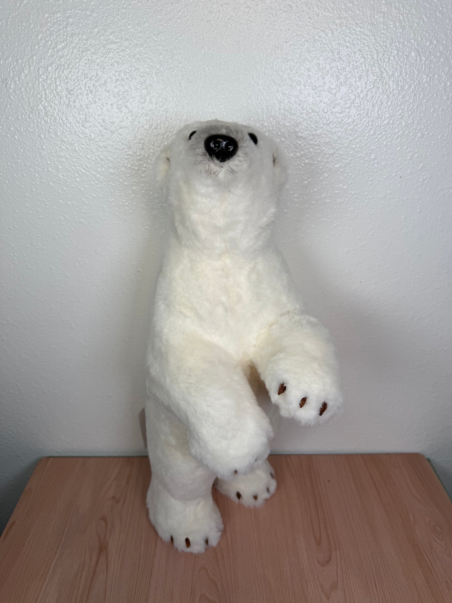 STANDING WHITE BEAR 19.5"