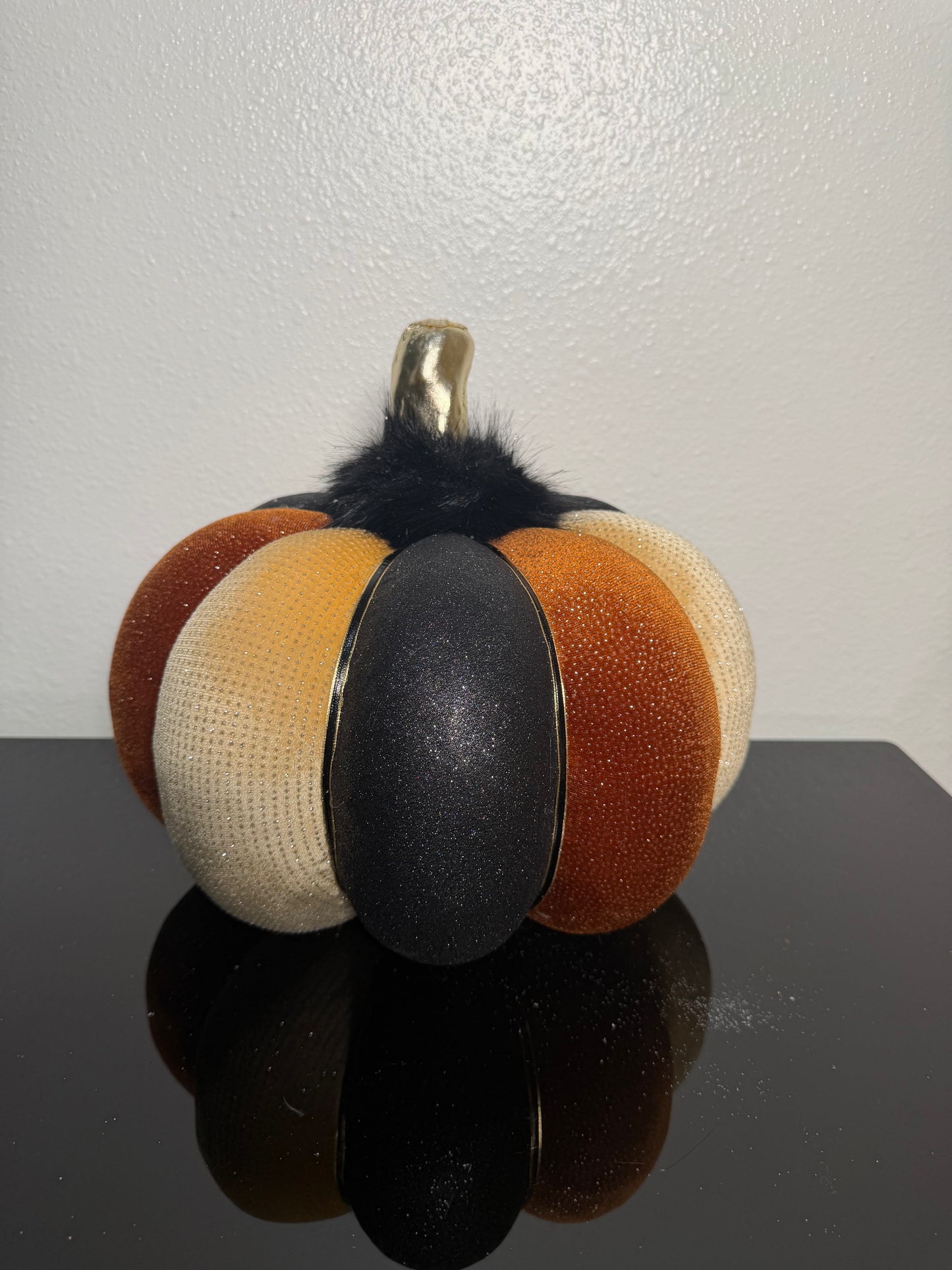 DECORATIVE PUMPKIN BLACK/BROWN/BEIGE 30 30 26CM