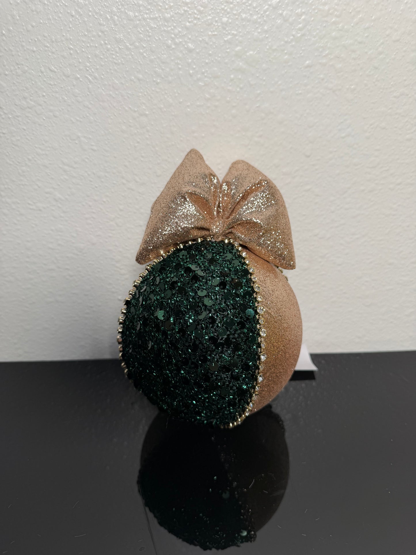 HANGING BALL GOLD 12 12 17CM