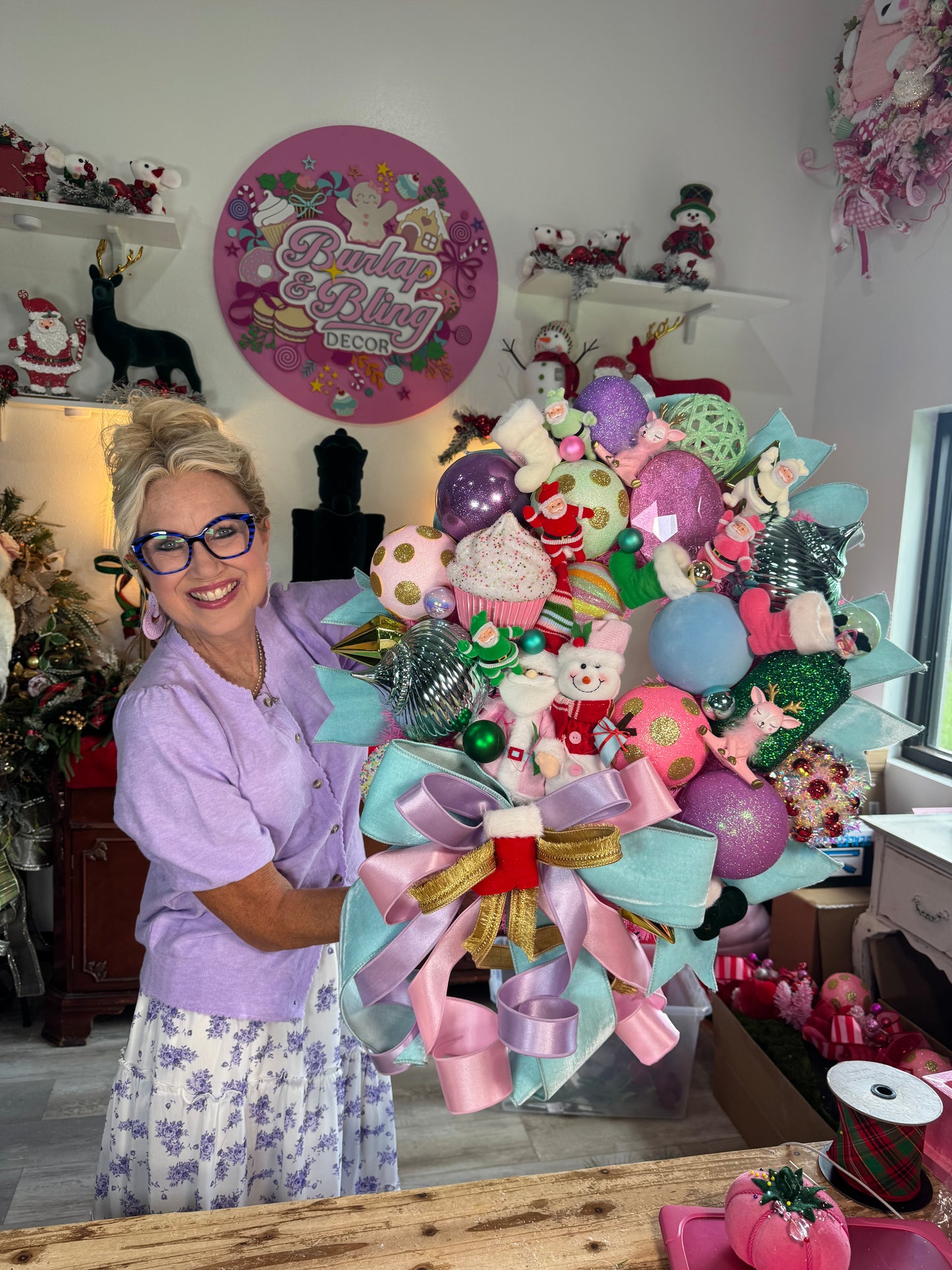 THE Pastel Christmas Wreath