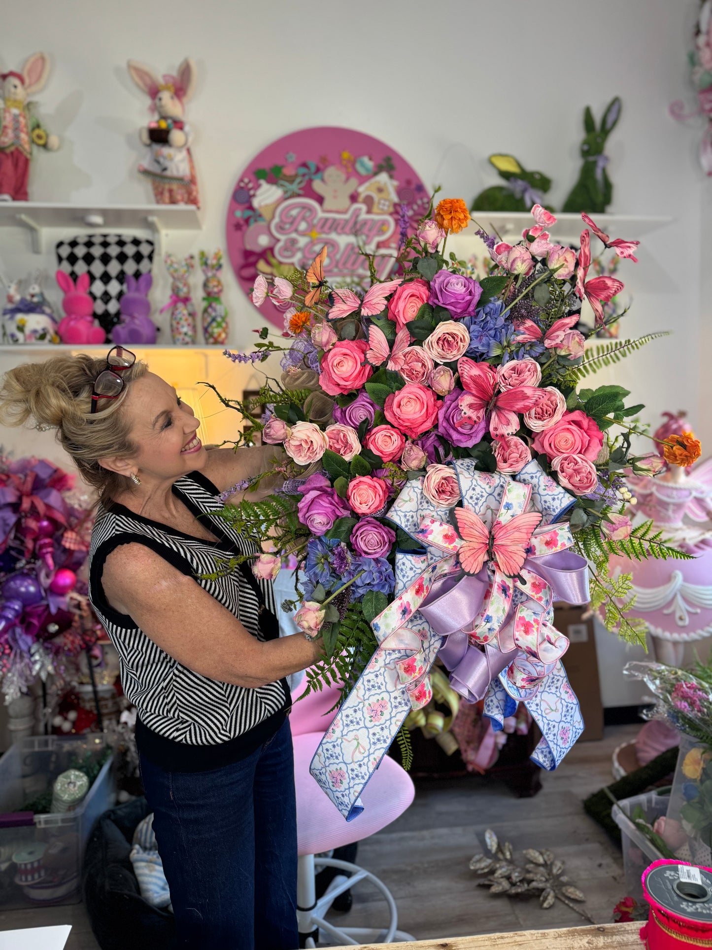 Florals Galore - Burlap and Bling Decor