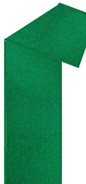 7/8"X10YD SATIN FUSED EMERALD GREEN - Burlap and Bling Decor
