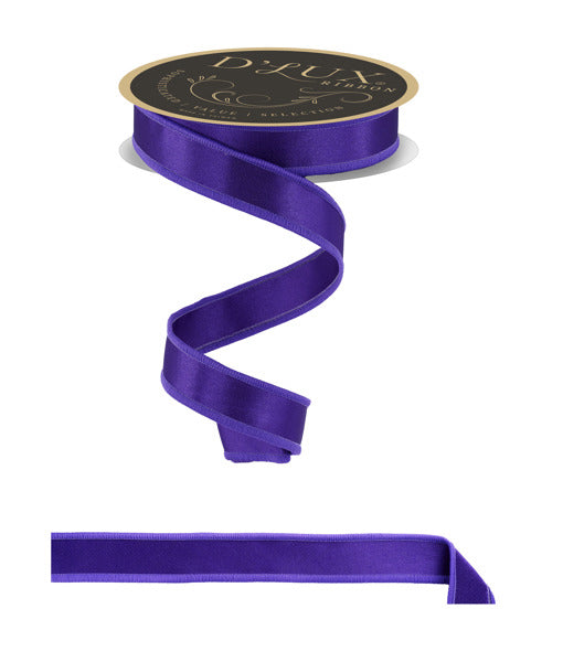 7/8"X10YD SATIN FUSED PURPLE