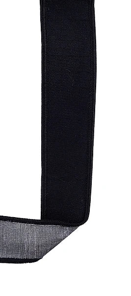 7/8"X10YD DUPIONI BLACK/GREY