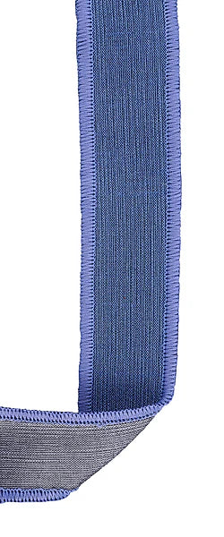 7/8"X10YD DUPIONI SMOKE BLUE/GREY
