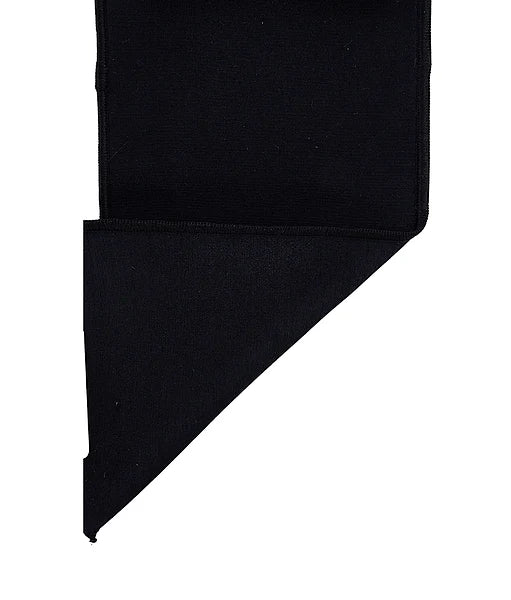 4"X10YD DUPIONI BLACK