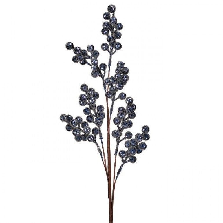 26" GLITTER BERRY SPRAY MIDB