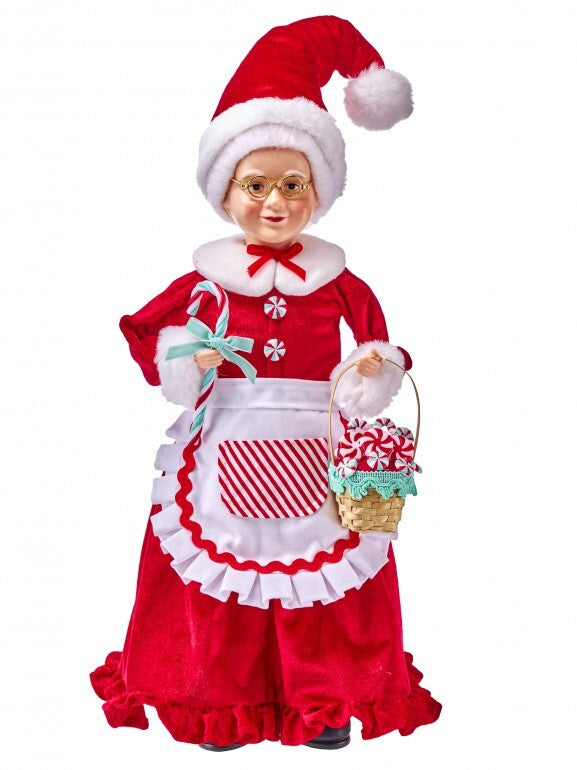 20" PEPPERMINT LANE MRS CLAUS