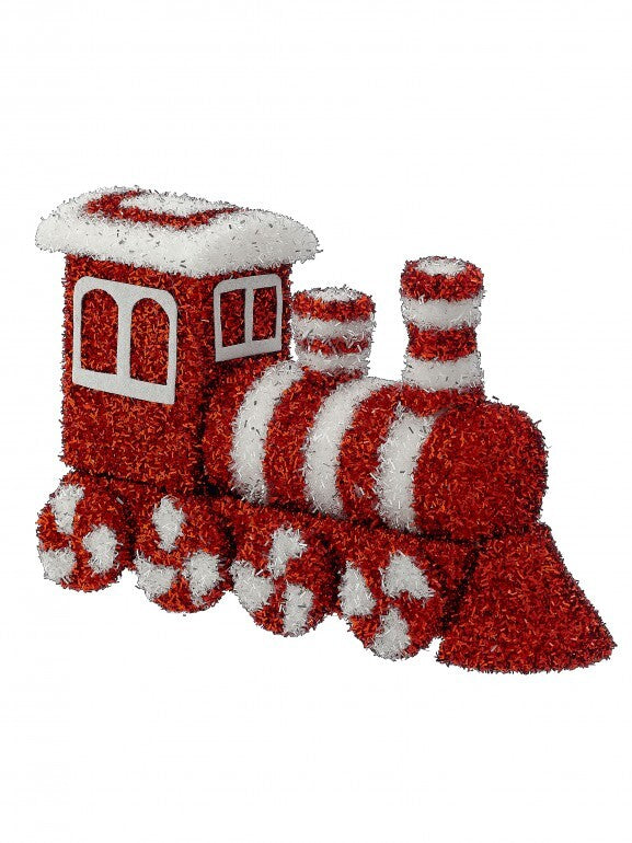 12.5"TINSEL CANDY CANE EXPRESS RDWH