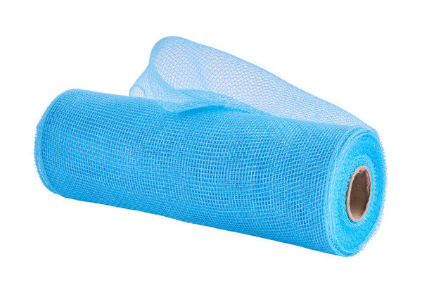 10"X10YD MESH TURQUOISE BLUE - Burlap and Bling Decor