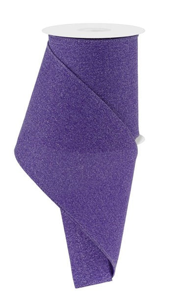 4"X10YD CRYSTAL SHINE PURPLE - Burlap and Bling Decor
