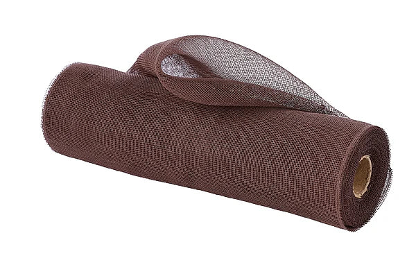 10.25"X10YD FINE WEAVE MESH CHOCOLATE