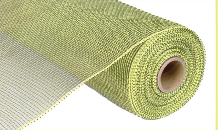 10"X10YD MESH MOSS GREEN/APPLE GREEN - Burlap and Bling Decor