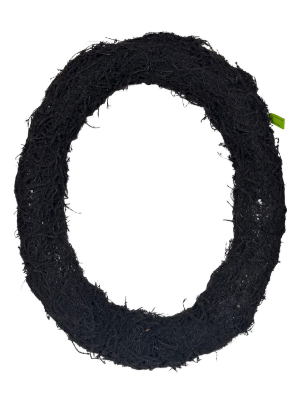 Moss Oval Black Wreath H22xW18 - Burlap and Bling Decor