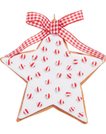 4.5" Peppermint Sprinkles Cookie Ornament choose one - Burlap and Bling Decor