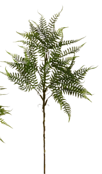 42" FERN SPRAY CHOOSE LIGHT GREEN OR DARK GREEN - Burlap and Bling Decor