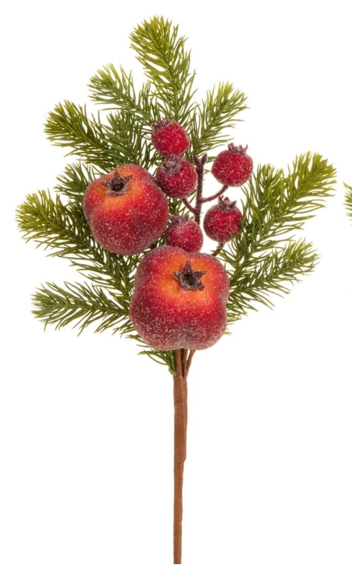 16" ICED FRUIT AND GREENERY SPRAY Choose one Pears and Pomegranates