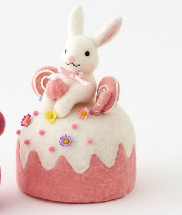 Bunny Gumdrop, 2 Asst, light weight, 10.25", 12.25" Pink, Hot Pink, CHOOSE ONE - Burlap and Bling Decor