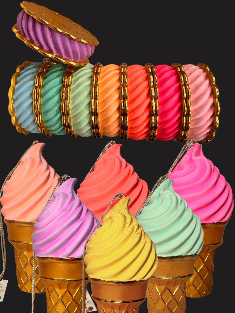 Ice Cream Sandwich Tabletop Display, 16.25" X 28.75" X 30.75" Pick a Color - Burlap and Bling Decor