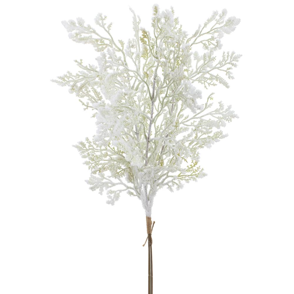 29.5" Snowed Twig Bundle Green